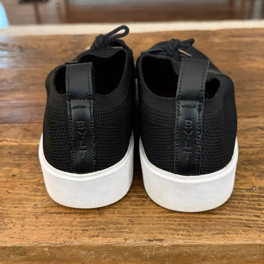 BYLT Premium Basics All Black Knit Lido Sneakers Size 11